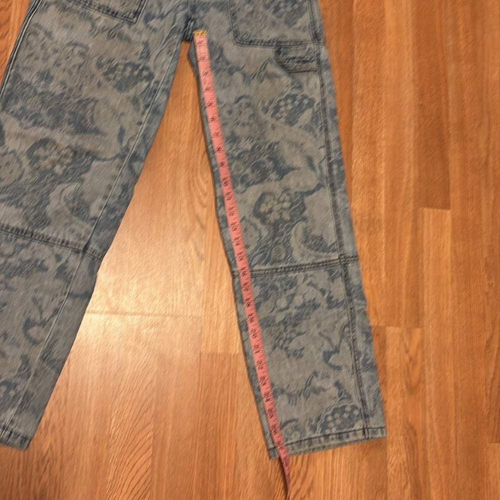 BDG for Urban Outfitters Floral Patterned Cargo Denim Jeans - Picture 6 of 9